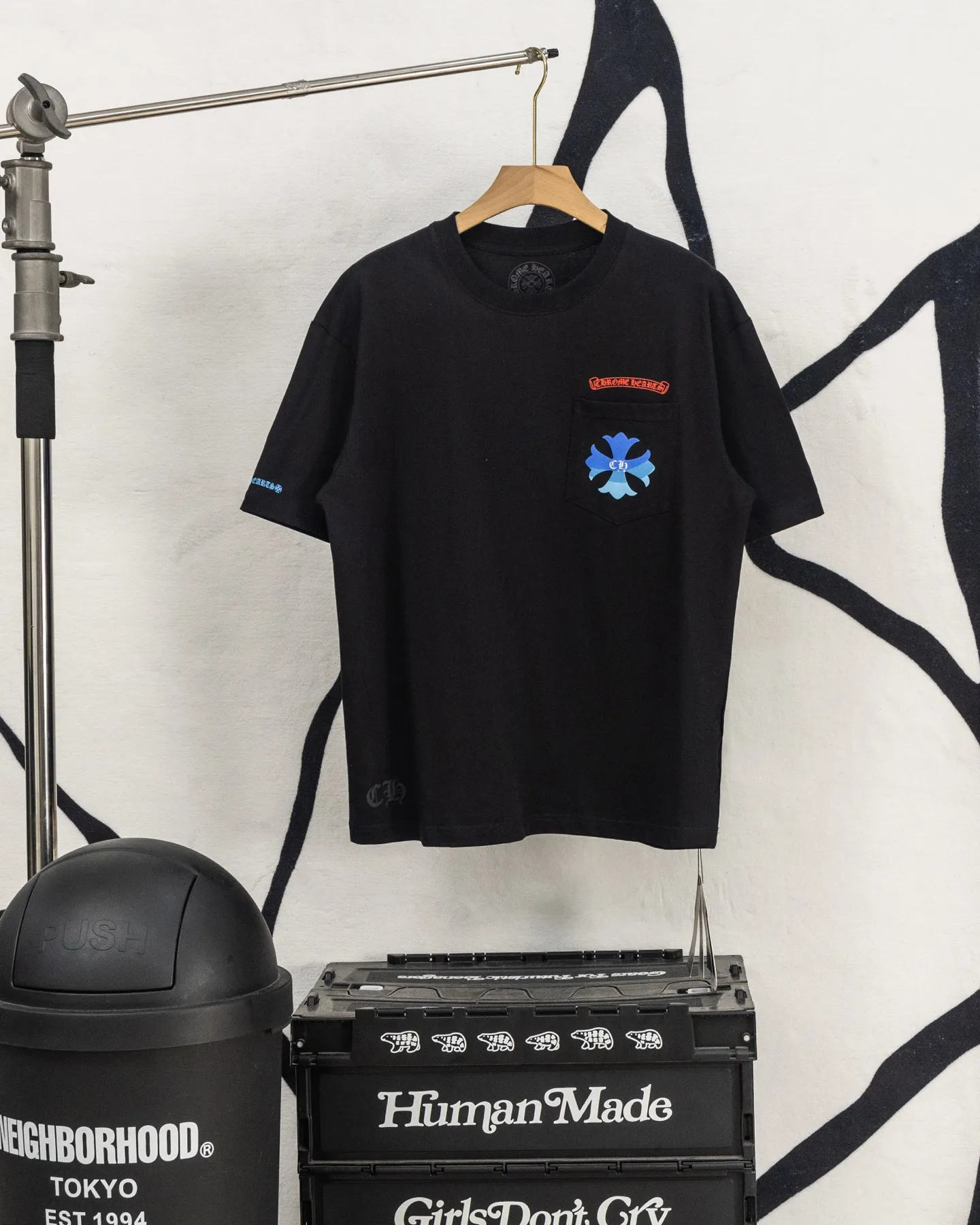 ：H 32 Chrome Hearts CH Black 2026 Authentic 0 Quality os 0 : Sizes: S M L XL